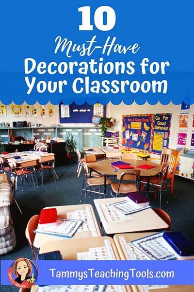 Must-have decorations for your elementary school classroom