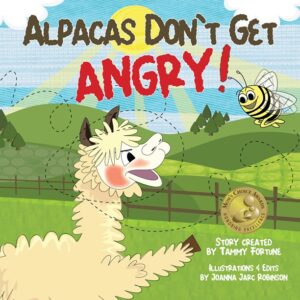 Anger management strategy for kids alpaca book