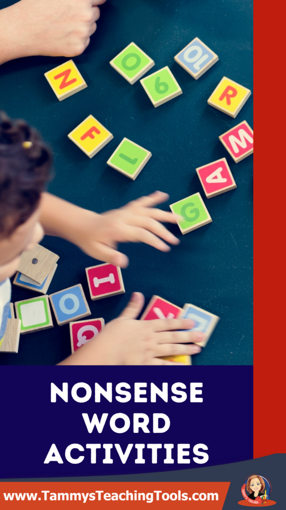Nonsense word building activities for kids