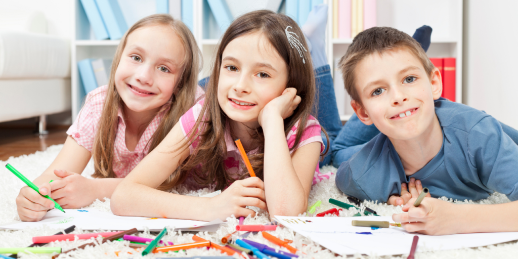 kids coloring to help learning