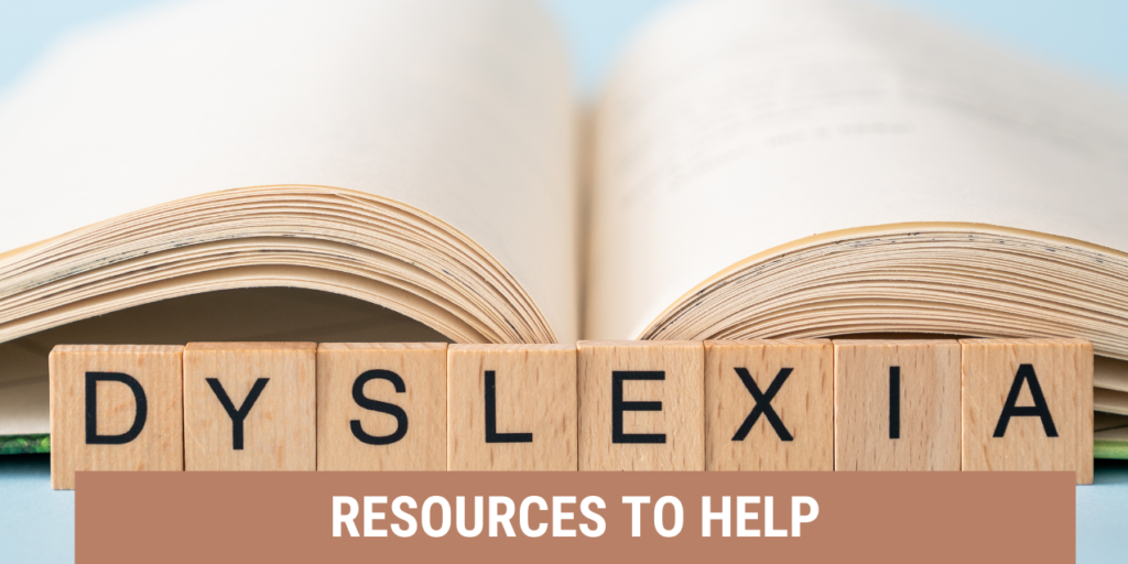 Dyslexia Resources to Help, Photo of a book with text