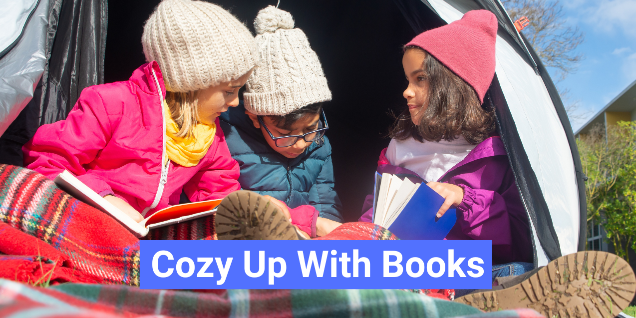 cozy up with Books, Reading Activities for Kids