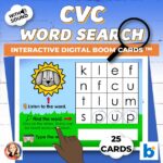 CVC Phonics boom card cover