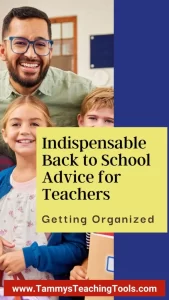 Organization tips for teachers